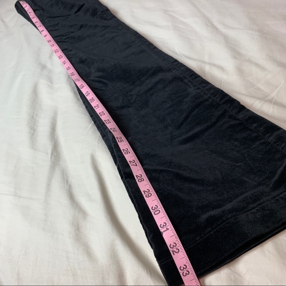 NWT Janis Black Velvet Flare AG Pants - Picture 3 of 7